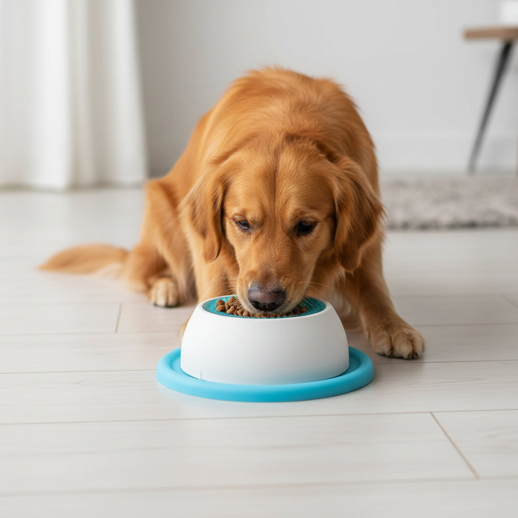 Jouet Distributeur de Friandises pour Chien – Mangeoire Lente Anti-Glouton pour Chiot