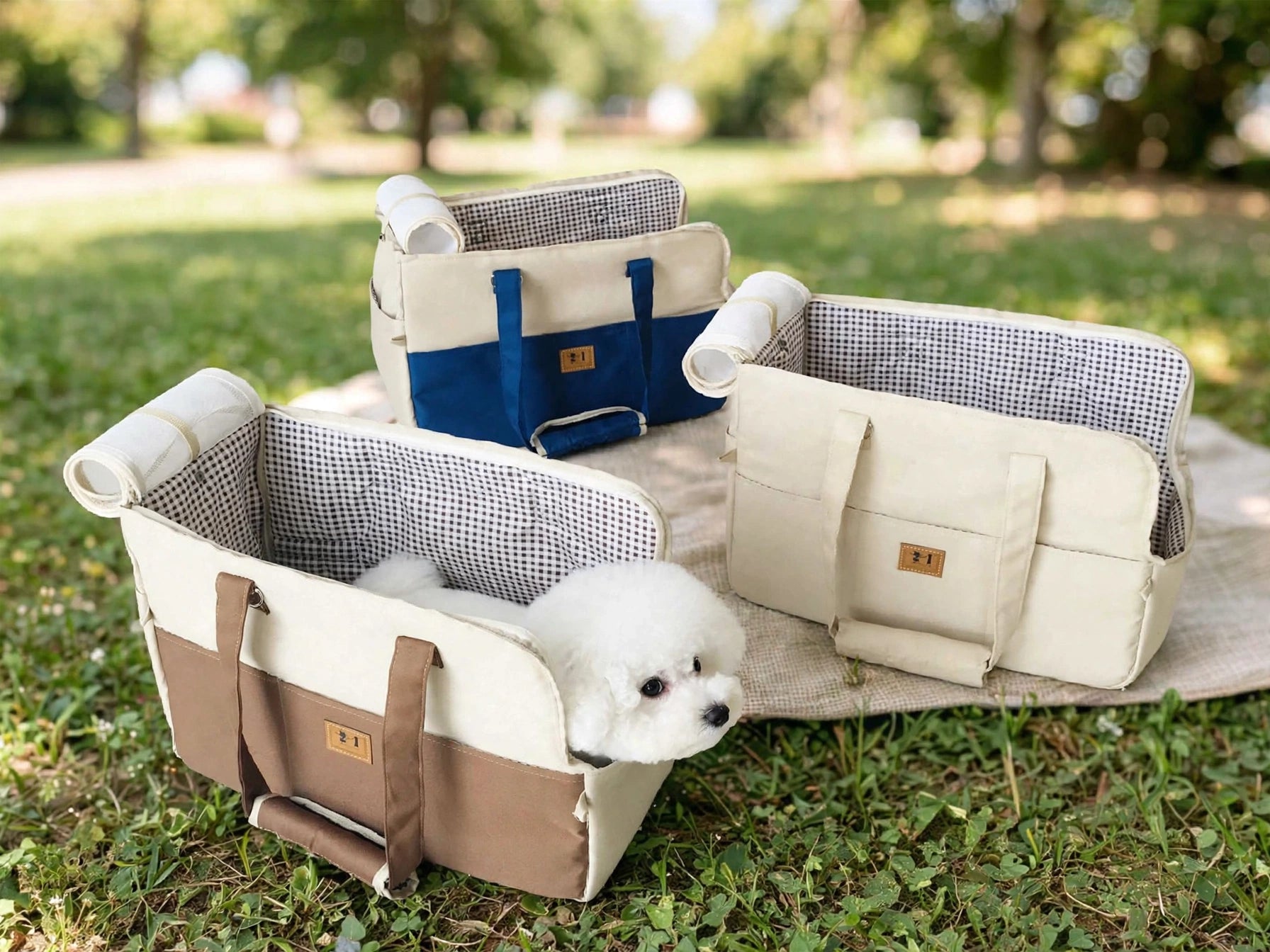 Sac de Transport Respirant pour Chien et Chat – Format Voyage
