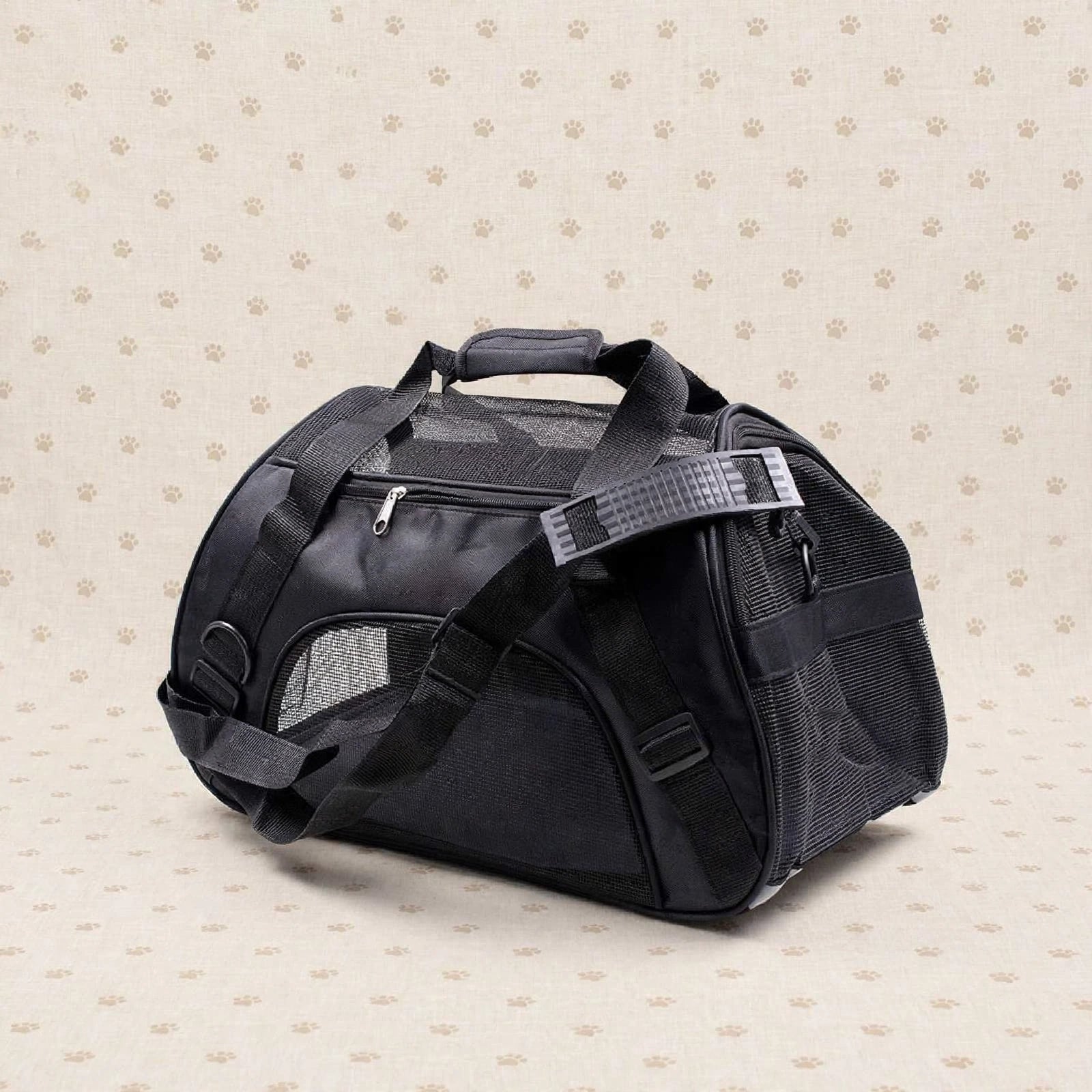 Sac de Transport Pliable pour Chat et Petit Chien – Mesh Respirant