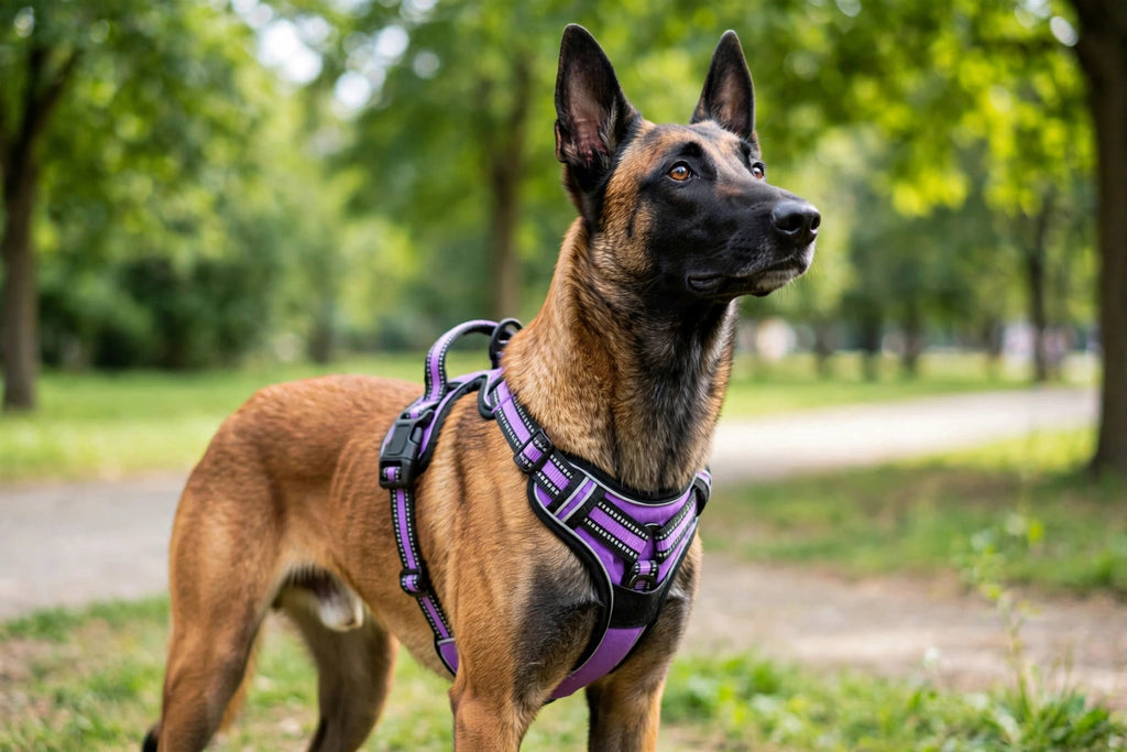 Harnais Chien Réglable Réfléchissant – Respirant Sans Traction S M L XL