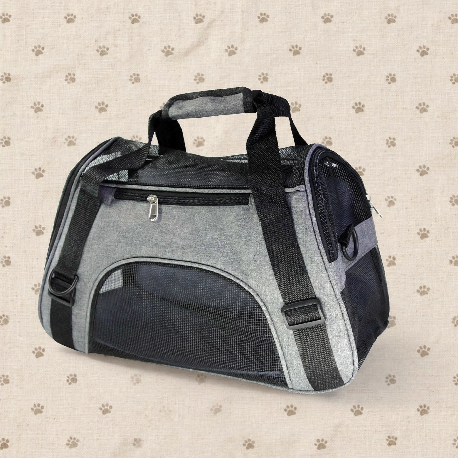 Sac de Transport Pliable pour Chat et Petit Chien – Mesh Respirant
