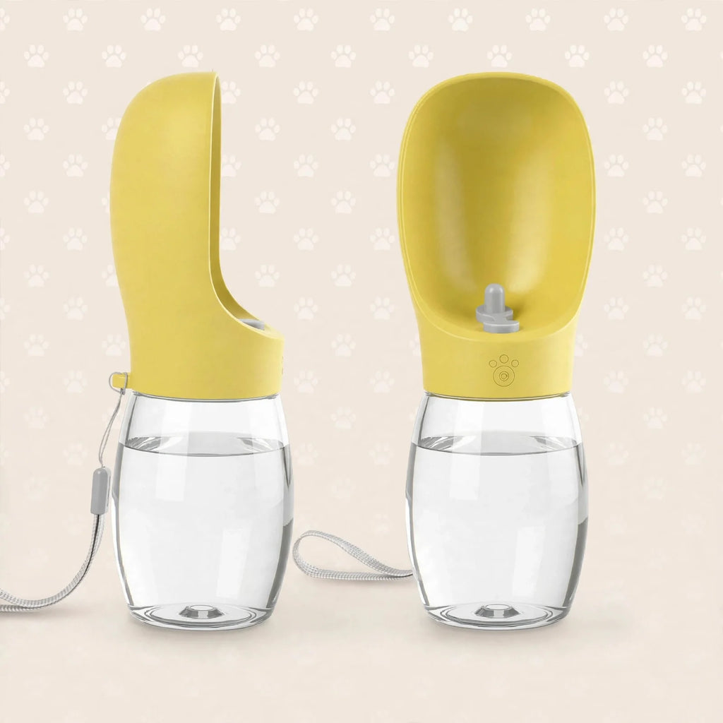 Gourde portable 2-en-1 pour chien et chat, vue d’ensemble