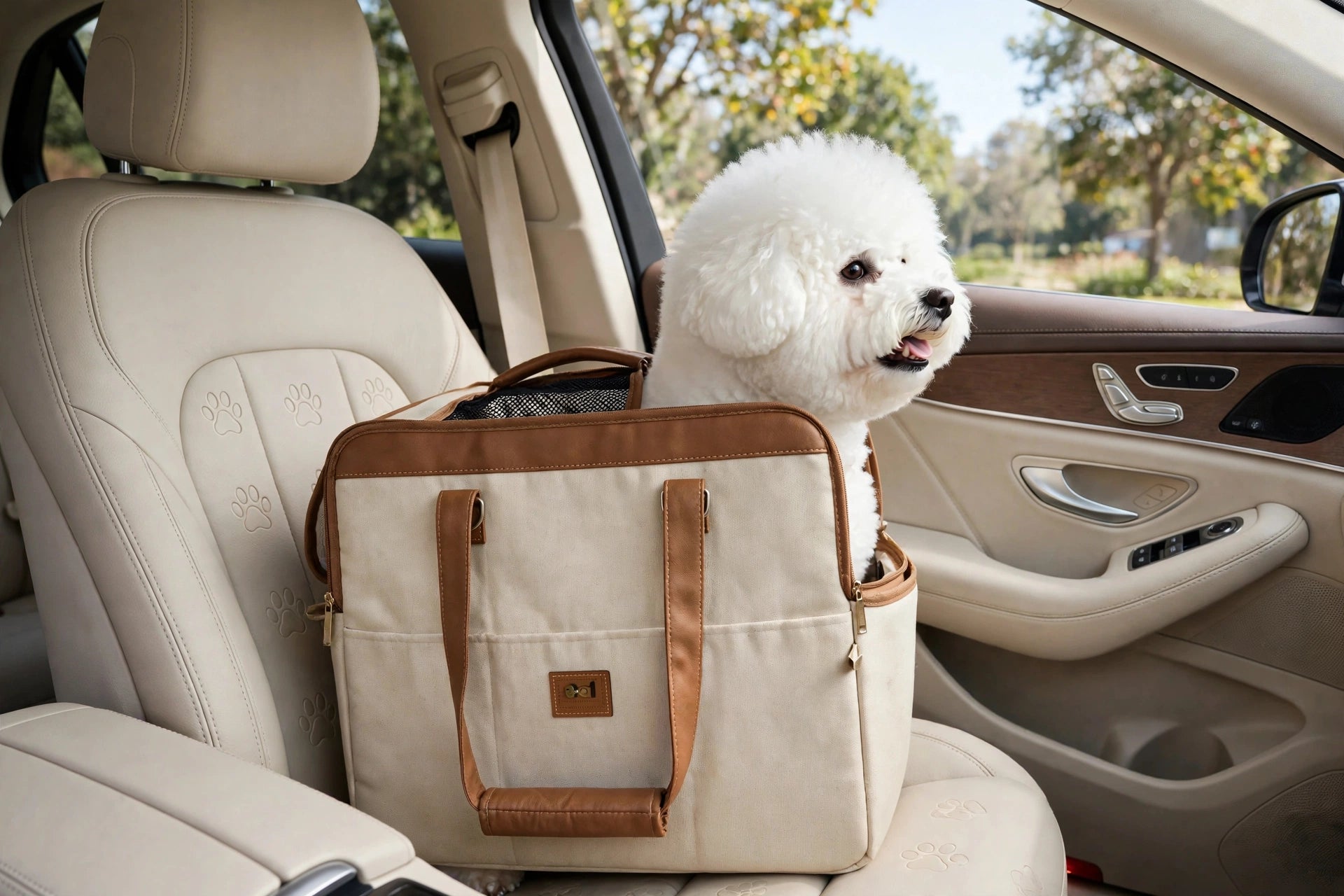 Sac de Transport Respirant pour Chien et Chat – Format Voyage
